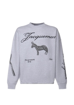 Jacquemus crew-neck sweater - Grey