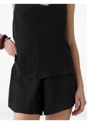 FRAMBOISE Eilish silk shorts - Black