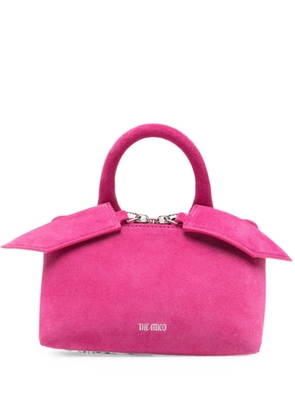 The Attico mini Friday suede top-handle tote bag - Pink