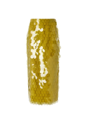 Roksanda Halin sequin-embellished midi skirt - Green