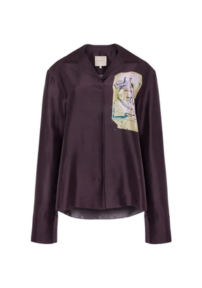 Roksanda Delan graphic-print top - Purple