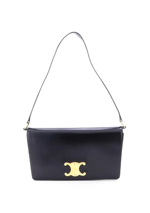 Celine Pre-Owned Trapeze Triomphe Smooth Calfskin shoulder bag - Black