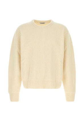 Jil Sander ribbed-knit wool sweater - Neutrals
