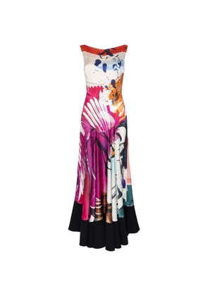 Roksanda Munir pictorial-print maxi dress - Neutrals