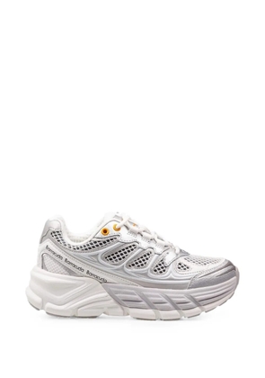 Barracuda Round-One mesh-panel sneakers - White