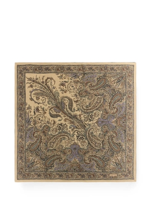 Ralph Lauren Collection Paisley-print crepe de chine scarf - Neutrals