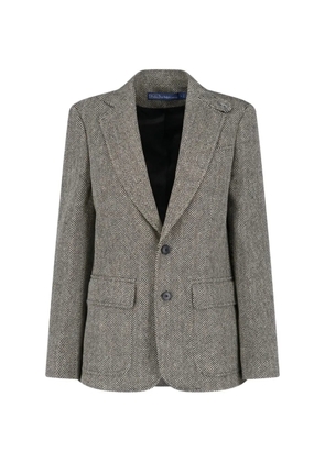 Polo Ralph Lauren herringbone-pattern single-breasted blazer - Neutrals