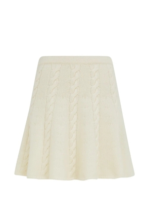 Ferragamo knitted skirt - Neutrals