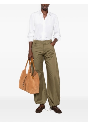 Max Mara Mxmgeranio button-up long-sleeve shirt - White