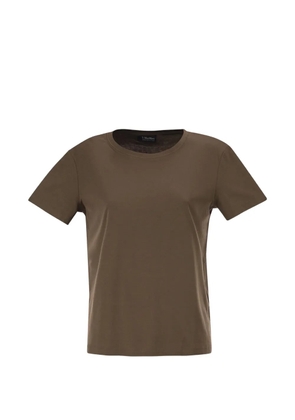 'S Max Mara embroidered T-shirt - Brown