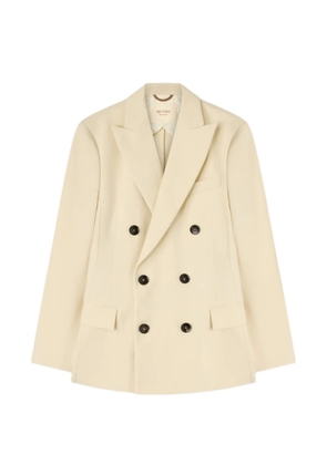 RETORI double-breasted linen blazer - Neutrals
