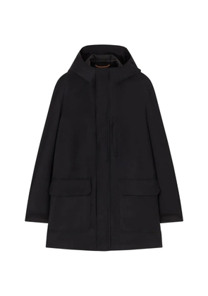RETORI water-repellent wool parka - Blue