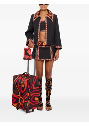 PUCCI cotton jacket with embroidered collar - Black
