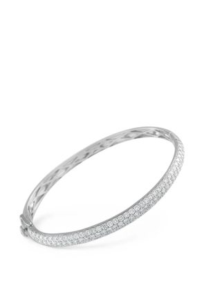 LB Exclusive diamond-embellished bangle bracelet - Silver