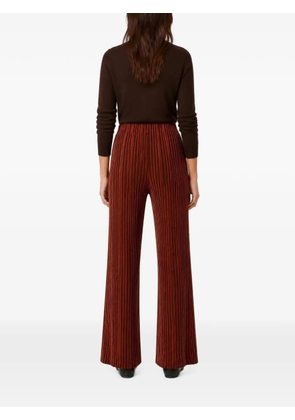 RETORI striped wide trousers - Brown