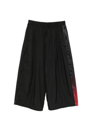 Y-3 side-stripe track pants - Black