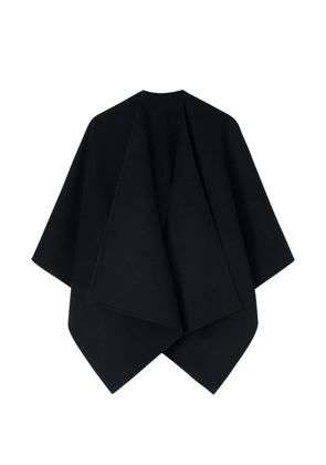 RETORI virgin-wool cape - Black