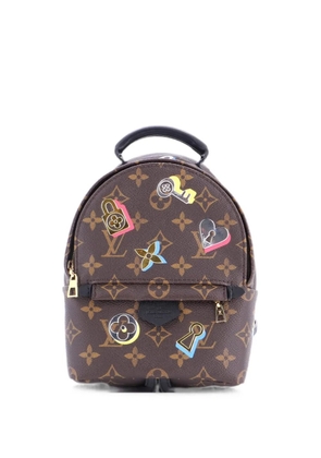 Louis Vuitton Pre-Owned Palm Springs Limited Edition Love Lock Monogram Canvas Mini backpack - Brown