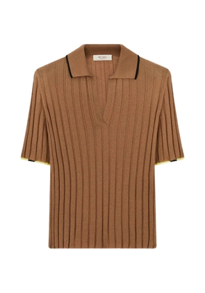 RETORI ribbed short-sleeve T-shirt - Brown