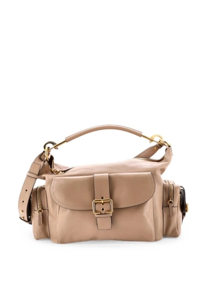 Chloé Pre-Owned Camera Leather Large shoulder bag - Neutrals