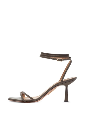 Aquazzura leather heeled sandals - Brown
