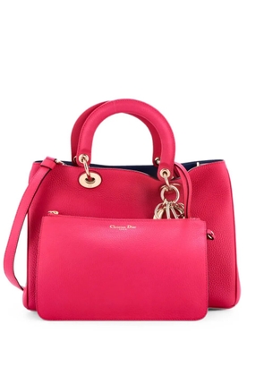 Christian Dior Pre-Owned Diorissimo Pebbled Leather Medium tote bag - Pink