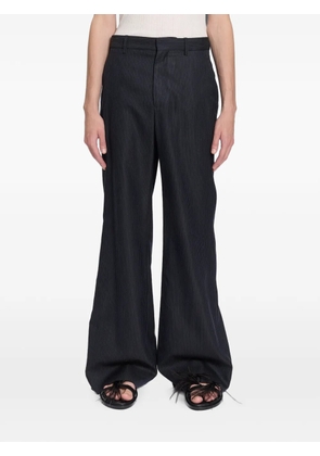 Ann Demeulemeester Darius pinstripe cotton trousers - Black