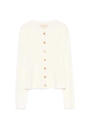Michael Kors button-up ribbed cardigan - Neutrals