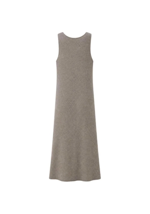 RETORI brushed cashmere maxi dress - Grey