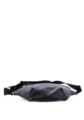 Gucci Pre-Owned GG Embossed Perforated Leather Small belt bag - Black
