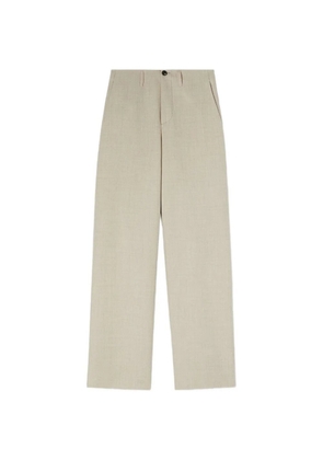 RETORI straight-leg virgin-wool trousers - Neutrals