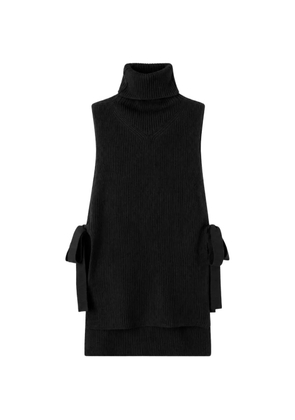 RETORI ribbed-knit wool vest - Black