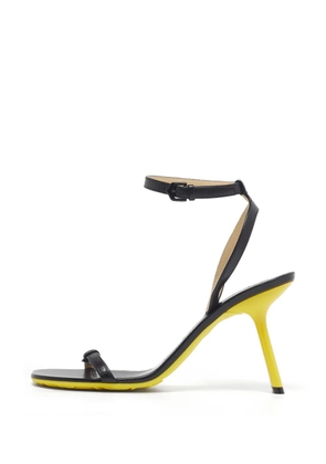 Loewe Pre-Owned Petal ankle-strap heeled sandals - Black