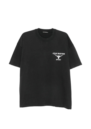 COLE BUXTON logo-print short-sleeve T-shirt - Black
