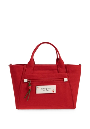 Kate Spade Dash logo-patch tote bag - Red