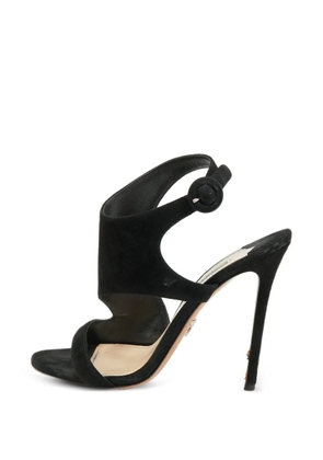 Prada Pre-Owned suede heeled sandals - Black