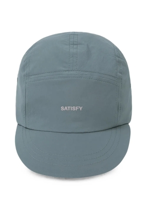 Satisfy PeaceShell logo-print panelled cap - Blue