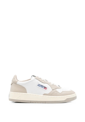Autry Medalist panelled leather sneakers - White