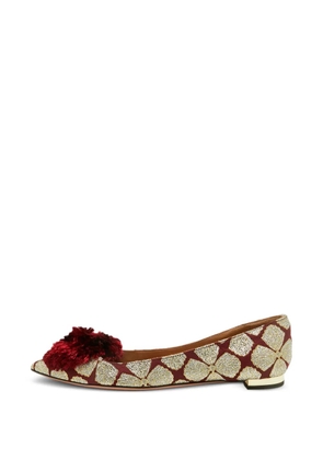 Aquazzura Tropicana ballet flats - Red