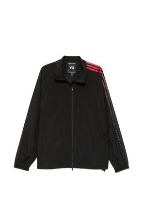Y-3 stripe-detail zip-up sweatshirt - Black
