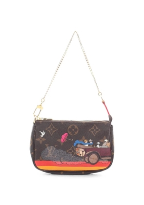 Louis Vuitton Pre-Owned 2015 mini Illustre Pochette Accessoires handbag - Brown
