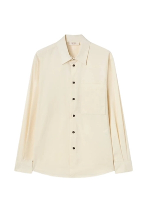 RETORI long-sleeve button-down cotton shirt - White