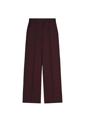 RETORI pleated wide-leg trousers - Brown