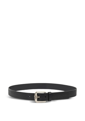 ETRO leather belt with engraved motif - Black