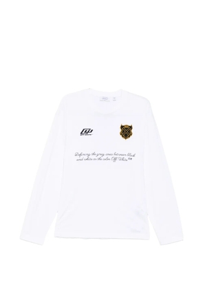 Off-White logo-print long-sleeve T-shirt