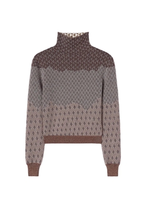 RETORI turtleneck sweater - Brown