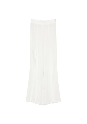 SIMONA CORSELLINI front-slit trousers - Neutrals