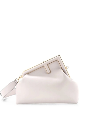 Fendi Pre-Owned First Bag Leather Medium clutch bag - Grey