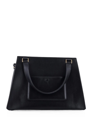 Celine Pre-Owned Edge Bag Leather Medium satchel - Black