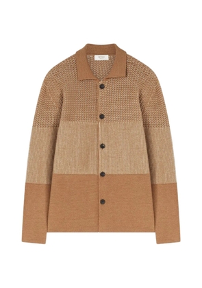 RETORI bicolor-effect cardigan - Neutrals